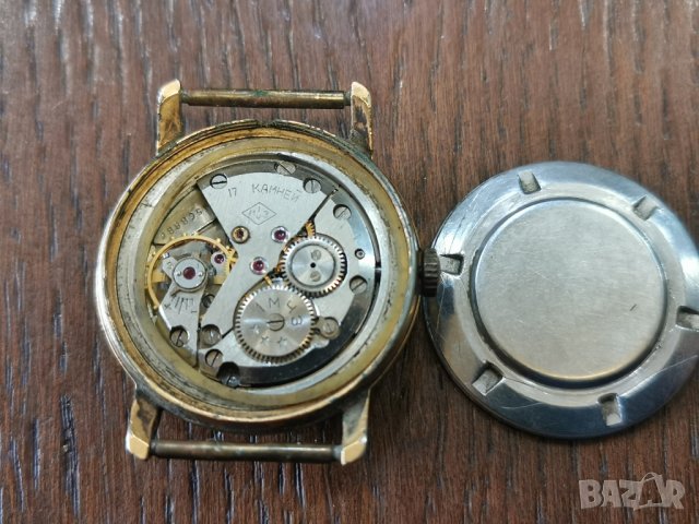 позлатен часовник, снимка 2 - Мъжки - 40783680