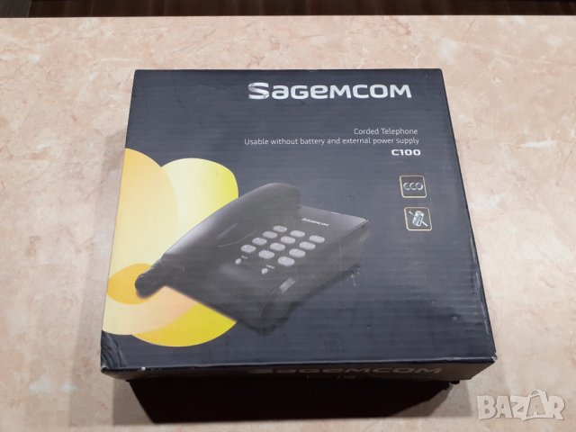 Чисто нов стационарен телефон Sagemcom C100