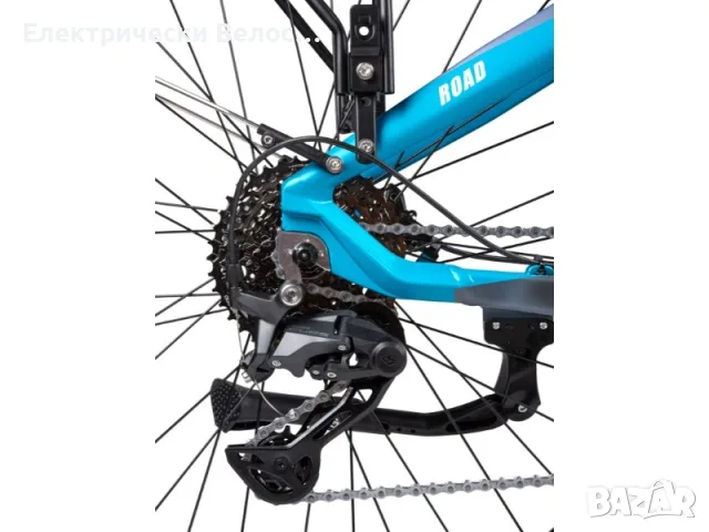 Електрически трекинг велосипед MTF Road 6.5 - Bafang 80 Nm, до 200 км пробег 2 години гаранция, снимка 5 - Велосипеди - 56084609