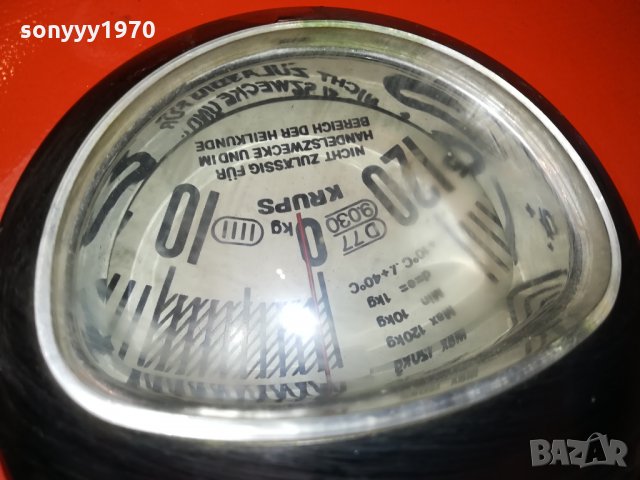 krups-germany-антика стар кантар 1409211844, снимка 5 - Антикварни и старинни предмети - 34134177