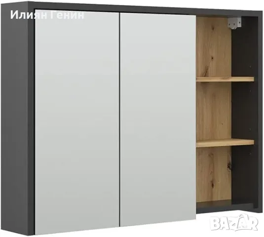 Шкаф за баня с огледало