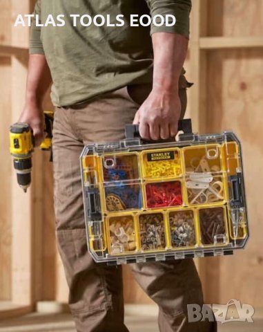 Куфар органайзер за инструменти и консумативи STANLEY PRO-STACK FMST82967-1 , снимка 4 - Други машини и части - 41632042