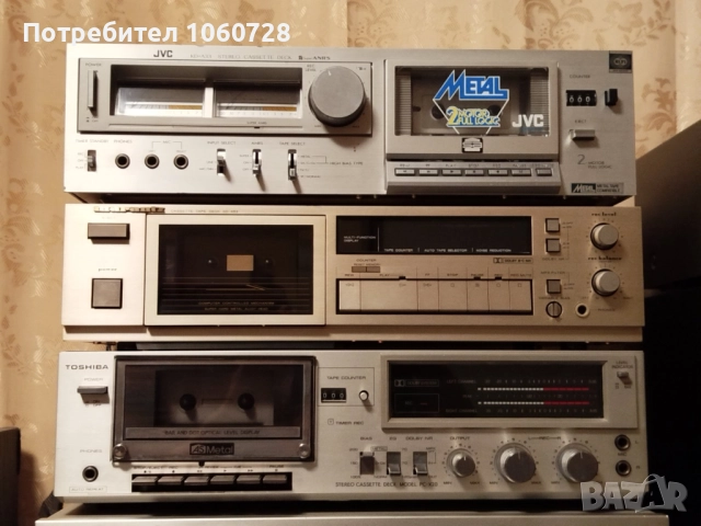 3 дека: Marantz SD-45MK2, JVC KD-A33, Toshiba PC-X20