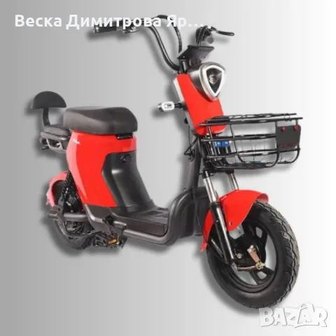 Електрическата тротинетка-скутер с кош, снимка 8 - Велосипеди - 49731204