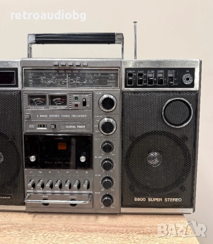 🔊Ретро масивен радиокасетофон Boombox Universum Senator 8800 - (SANYO)🔊, снимка 3 - Радиокасетофони, транзистори - 53802549