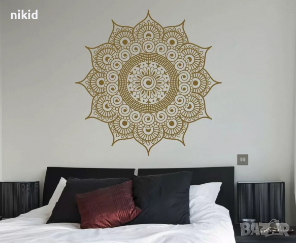 30*30 см # 14 Мандала стенсил шаблон за декор торта мебел стена с боя плат и др арт scrapbooking, снимка 4 - Други - 36502404