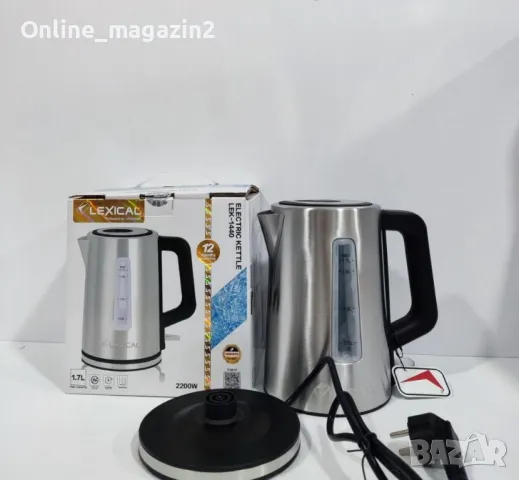 Електрическа кана за вода от неръждаема стоамна Lexical LEK-1440, снимка 1