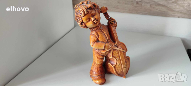 Статуетка на музикант, снимка 6 - Антикварни и старинни предмети - 44631198