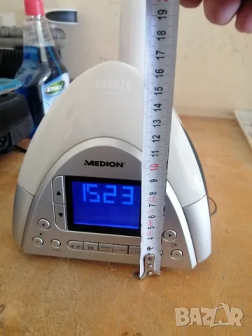 Радиочасовник с LED лампа MEDION, снимка 2 - Радиокасетофони, транзистори - 47654706