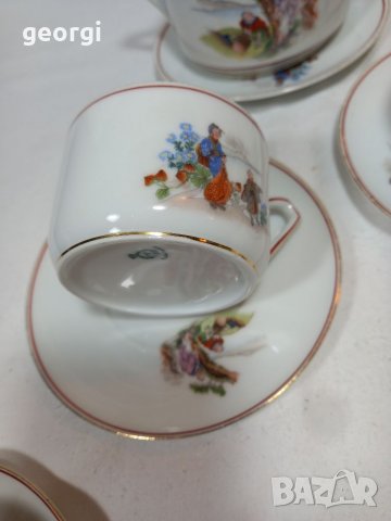 Стар порцеланов сет Union T china porcelain Czechoslovakia , снимка 7 - Сервизи - 34745602