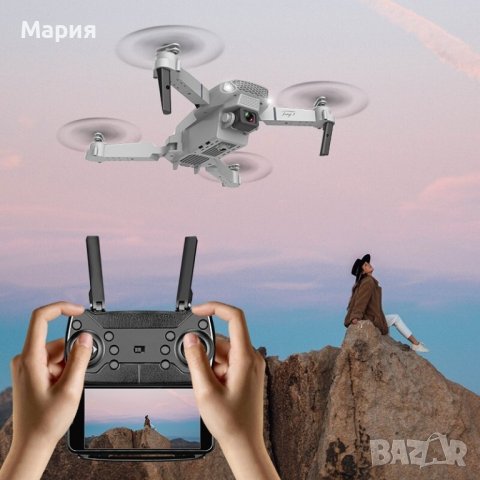 Дрон, 4k HD двойна камера, Е88 Pro , снимка 10 - Друга електроника - 41190203