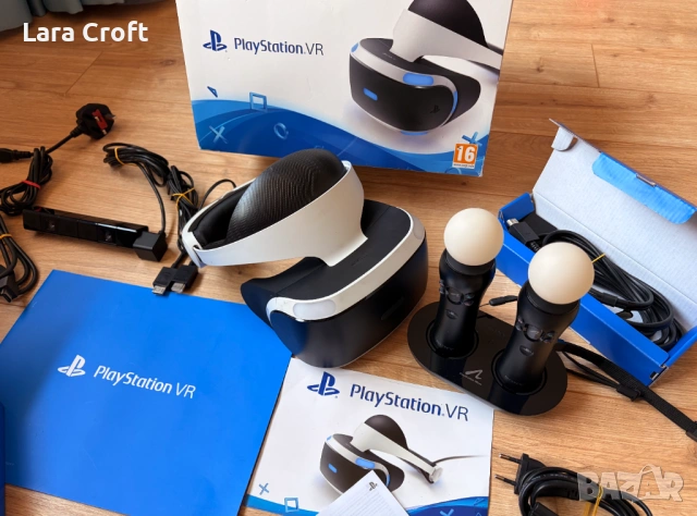 PS 4 VR комплект + камера + 2 Move контролера + игра , снимка 5 - Аксесоари - 53856574