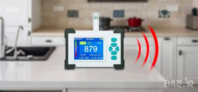 Детектор за въглероден диоксид co2, снимка 16 - Друга електроника - 52204738