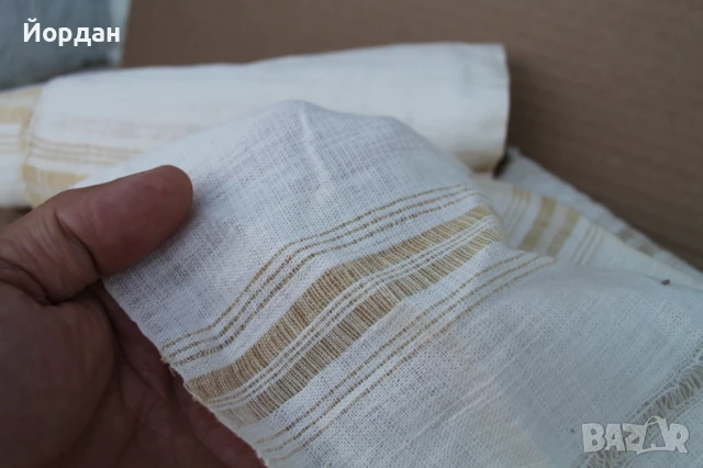 Ленен плат за кърпа, снимка 3 - Платове и дамаски - 50714907