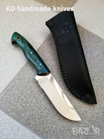 Ръчно изработен ловен нож от марка KD handmade knives ловни ножове, снимка 1 - Ловно оръжие - 39889876