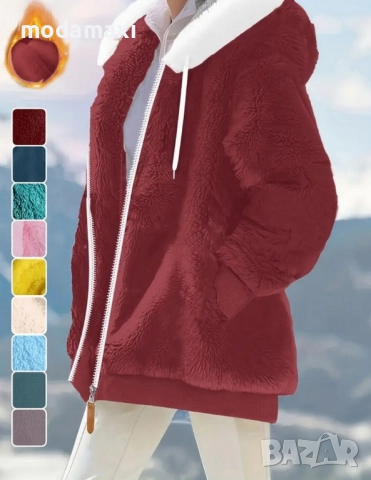 4XL Нова пухкава връхна дреха , снимка 7 - Суичъри - 52408350
