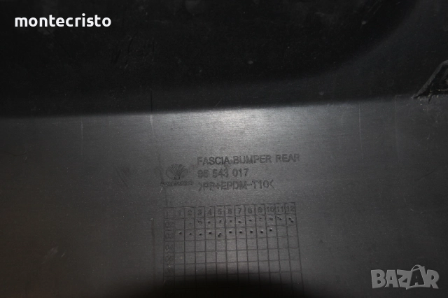 Задна броня Chevrolet Kalos T200 хечбек 5 врати (2004-2008г.) 96543017 / Chevrolet Aveo седан, снимка 9 - Части - 52925595