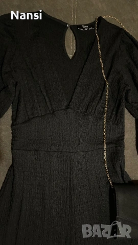 Уникален гащеризон на BERSHKA с актуални широки крачоли, снимка 11 - Гащеризони - 53661087