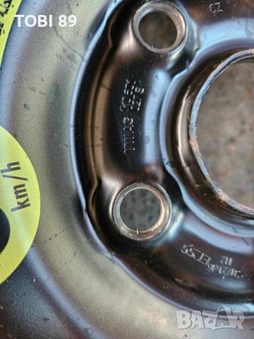 Нова Оригинална Резервна гума с джанта тип патерица 16'' за Фолксваген,Сеат, Ауди и Шкода!, снимка 5 - Гуми и джанти - 39455273