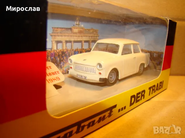 1:43 VITESSE TRABANT ТРАБАНТ КОЛИЧКА ИГРАЧКА МОДЕЛ, снимка 3 - Колекции - 48749445