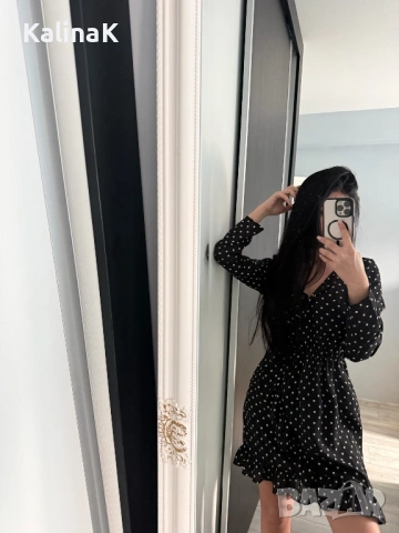 Рокля на точки, снимка 3 - Рокли - 53522183