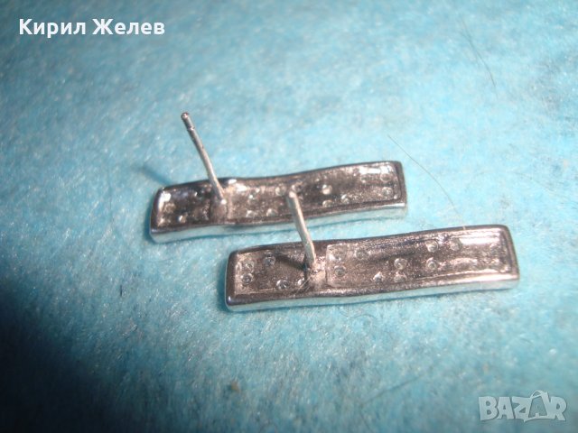 ВИНТИДЖ СРЕБЪРНИ АРТ ОБЕЦИ БУТИКОВА ФЕШЪН ЮВЕЛИРНА ИЗРАБОТКА РОДИРАНО СРЕБРО 925 ПРОБА 25647, снимка 3 - Обеци - 35759944