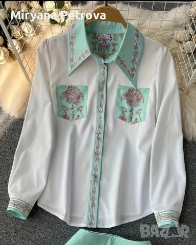 Дамски комплект Риза пола, снимка 3 - Комплекти - 52092030