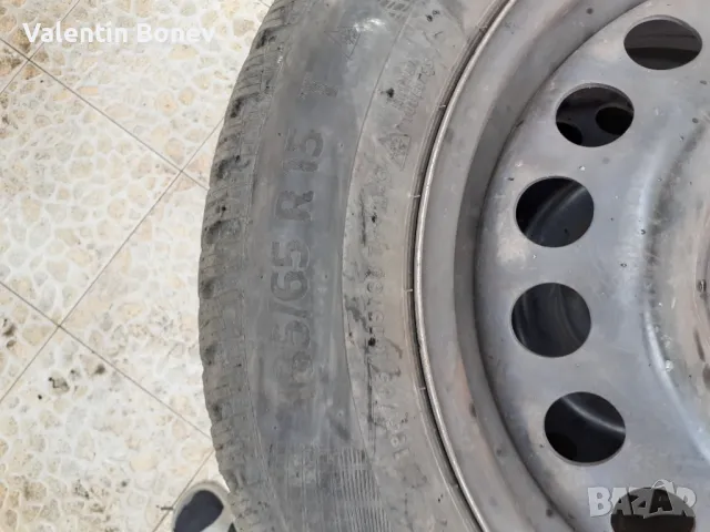 Зимни гуми с джанти 185/65R15, снимка 11 - Гуми и джанти - 49922387