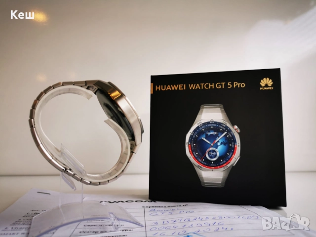 Смарт часовник Huawei Watch GT5 Pro, 46 mm, Titanium(гаранция), снимка 2 - Смарт часовници - 52935739