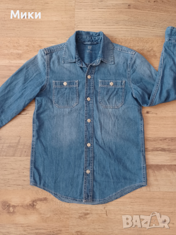 Дънкена ризка, снимка 2 - Детски ризи - 36193641