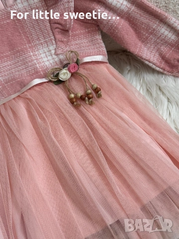 Красива рокля с тюл 🎀 нова! , снимка 3 - Детски рокли и поли - 53812537