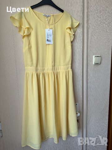 Лятна жълта рокля нова, снимка 1 - Рокли - 41060059
