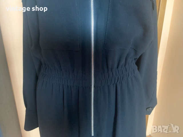 Черен гащеризон Zara с ефектен цип, размермS/M, снимка 8 - Гащеризони - 53687440
