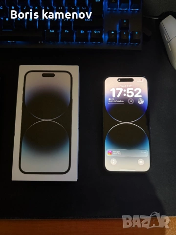 Iphone 14 pro max space black 256gb