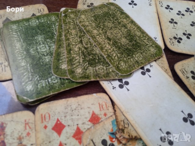 Rokoko 52 броя Карти/зелен гръб, снимка 4 - Карти за игра - 39666845