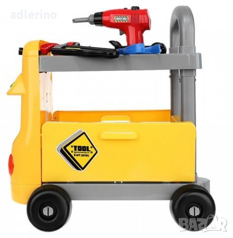  Детска игра Количка за инструменти, игра за деца - инструменти, малък майстор -5% Ново, снимка 4 - Коли, камиони, мотори, писти - 34164014
