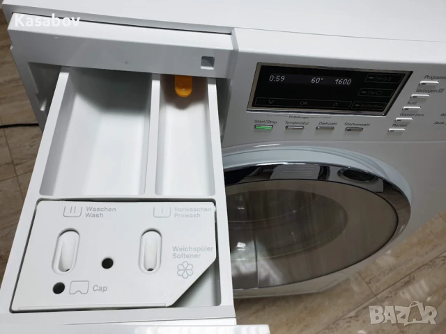 9кг Miele Пералня - TwinDos - 1600rpm - Миеле 12м Гаранция, снимка 7 - Перални - 51241019