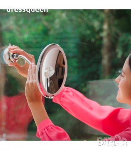 2479 Огледало , с гъвкава дръжка, LED осветление и вакуумно поставяне, снимка 3 - Други - 34272303