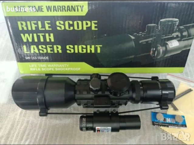 Райфълскоп /снайперна оптика с бързомер+ лазер 3-10X42E M9, снимка 2 - Оборудване и аксесоари за оръжия - 41085099