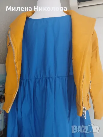 Кожено яке Зара 4-5г, снимка 9 - Детски якета и елеци - 49909522