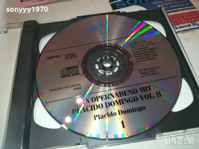 PLACIDO DOMINGO X2 CD-MADE IN ITALY-ВНОС GERMANY 3110241928, снимка 3 - CD дискове - 47791730