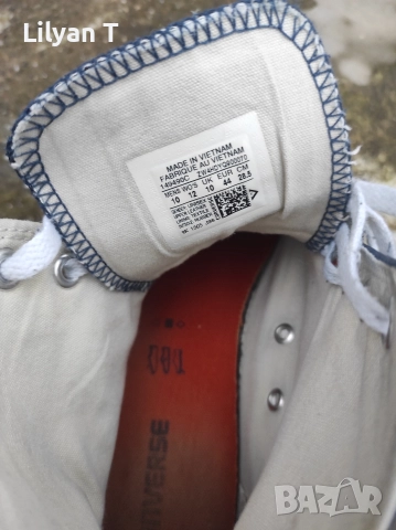 Converse - Кецове Chuck Taylor All Star Hi Unisex, Nighttime Navy, 35, снимка 5 - Ежедневни обувки - 52652116