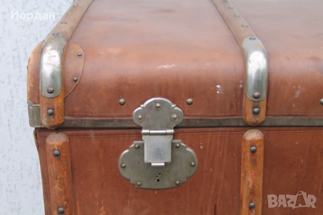 Стар куфар /1900-1930-та година/, снимка 2 - Антикварни и старинни предмети - 50447922