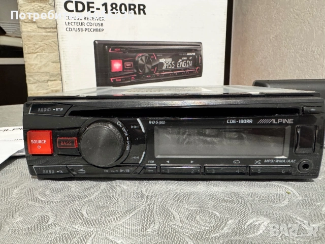 Бас каса Alpine / Усилвател Pioneer / CD плейър с USB Alpine, снимка 9 - Тонколони - 53515539