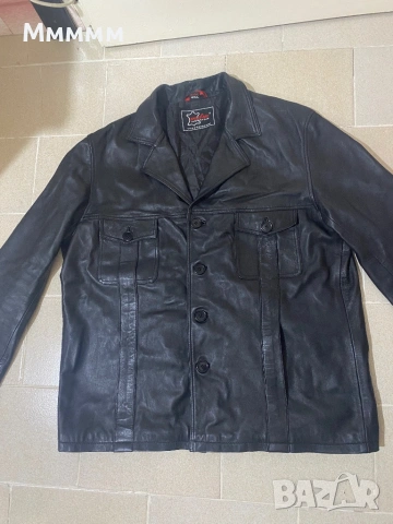 Кожено яке естествена кожа 3XL, снимка 2 - Якета - 53208010