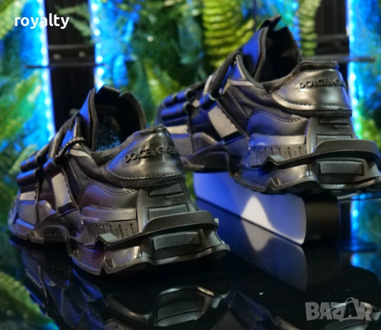 Дамски Сникърси-Dolce&Gabbana- Черно, снимка 2 - Маратонки - 51631989