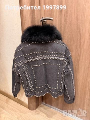 Дамско яке с пух, снимка 2 - Якета - 51972476