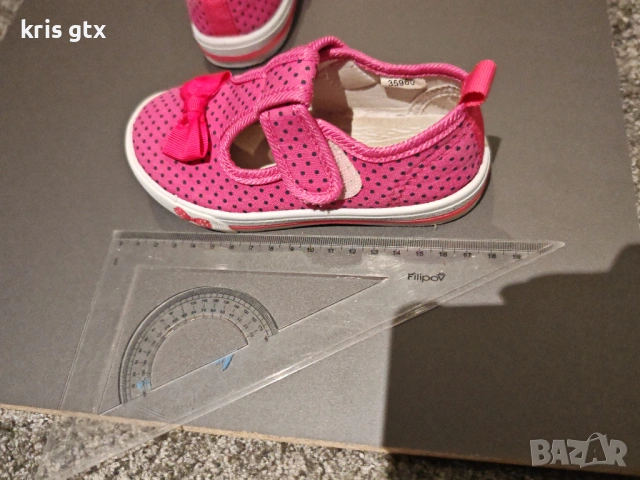 два чифта детски пантофи с панделка – №25, снимка 4 - Детски пантофи - 53484719