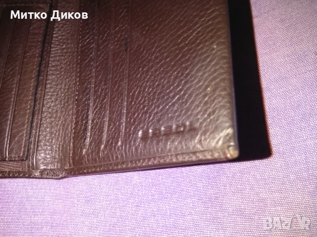 Портфейл EREDL италински телешки бокс ръчна изработка естествена кожа 125х95мм допълнително калъвче, снимка 6 - Портфейли, портмонета - 36246998