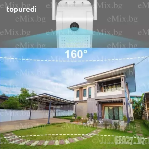 WIFI камера - прожектор, 2MP, Външен монтаж, снимка 5 - Други - 47360918